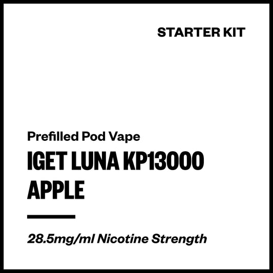 IGET Luna KP13000 - Apple (Starter Kit) | Vapourium NZ