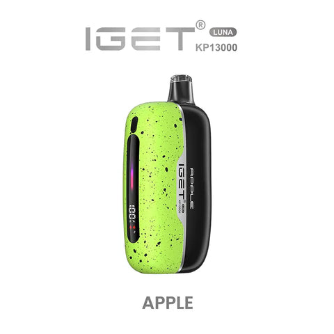 iGet Luna KP13000 Starter Kit - Apple - 13,000 Puffs, USB-C Charging, Premium Flavour Pods - Vapourium – Dunedin, Christchurch, Timaru, New Zealand