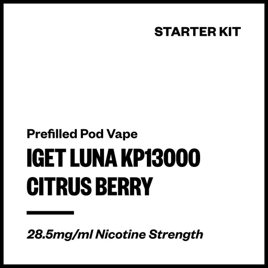 IGET Luna KP13000 - Citrus Berry (Starter Kit) | Vapourium NZ