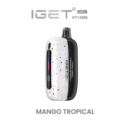 iGet Luna KP13000 Starter Kit - Mango Tropical - 13,000 Puffs, USB-C Charging, Premium Flavour Pods - Vapourium – Dunedin, Christchurch, Timaru, New Zealand