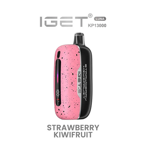 iGet Luna KP13000 Starter Kit - Strawberry Kiwifruit - 13,000 Puffs, USB-C Charging, Premium Flavour Pods - Vapourium – Dunedin, Christchurch, Timaru, New Zealand