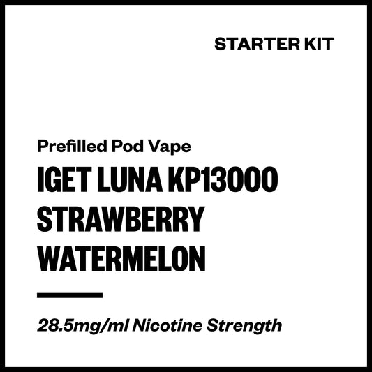 IGET Luna KP13000 - Strawberry Watermelon (Starter Kit) | Vapourium NZ