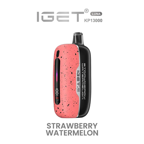 iGet Luna KP13000 Starter Kit - Strawberry Watermelon - 13,000 Puffs, USB-C Charging, Premium Flavour Pods - Vapourium – Dunedin, Christchurch, Timaru, New Zealand