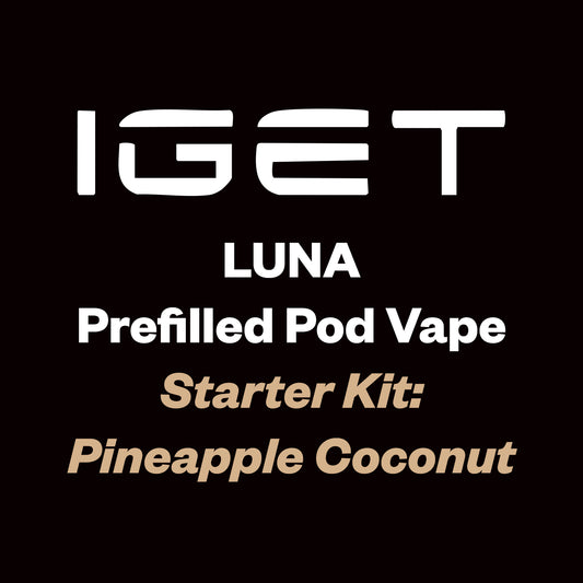 IGET LUNA KP13000 Starter Kit - Pineapple Coconut
