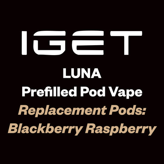 iGet Luna KP13000 Replacement Pod - Blueberry Raspberry - 13,000 Puffs, Premium Flavour Pods - Vapourium – Dunedin, Christchurch, Timaru, New Zealand
