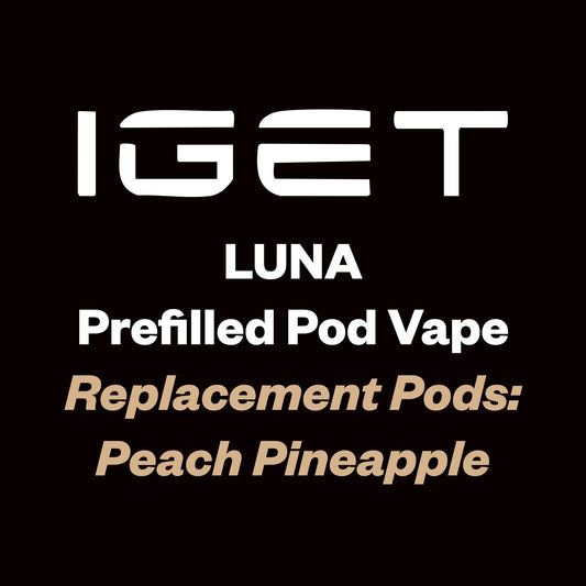 iGet Luna KP13000 Replacement Pod - Peach Pineapple - 13,000 Puffs, Premium Flavour Pods - Vapourium – Dunedin, Christchurch, Timaru, New Zealand