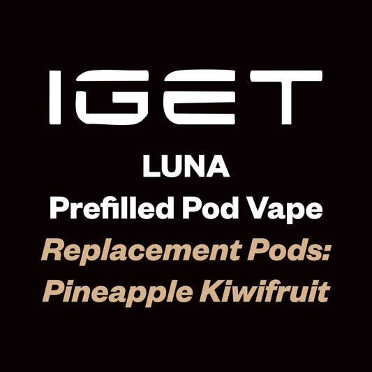 iGet Luna KP13000 Replacement Pod - Pineapple Kiwifruit - 13,000 Puffs, Premium Flavour Pods - Vapourium – Dunedin, Christchurch, Timaru, New Zealand