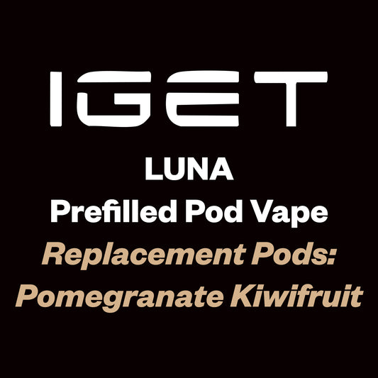 iGet Luna KP13000 Replacement Pod - Pomegranate Kiwifruit - 13,000 Puffs, Premium Flavour Pods - Vapourium – Dunedin, Christchurch, Timaru, New Zealand