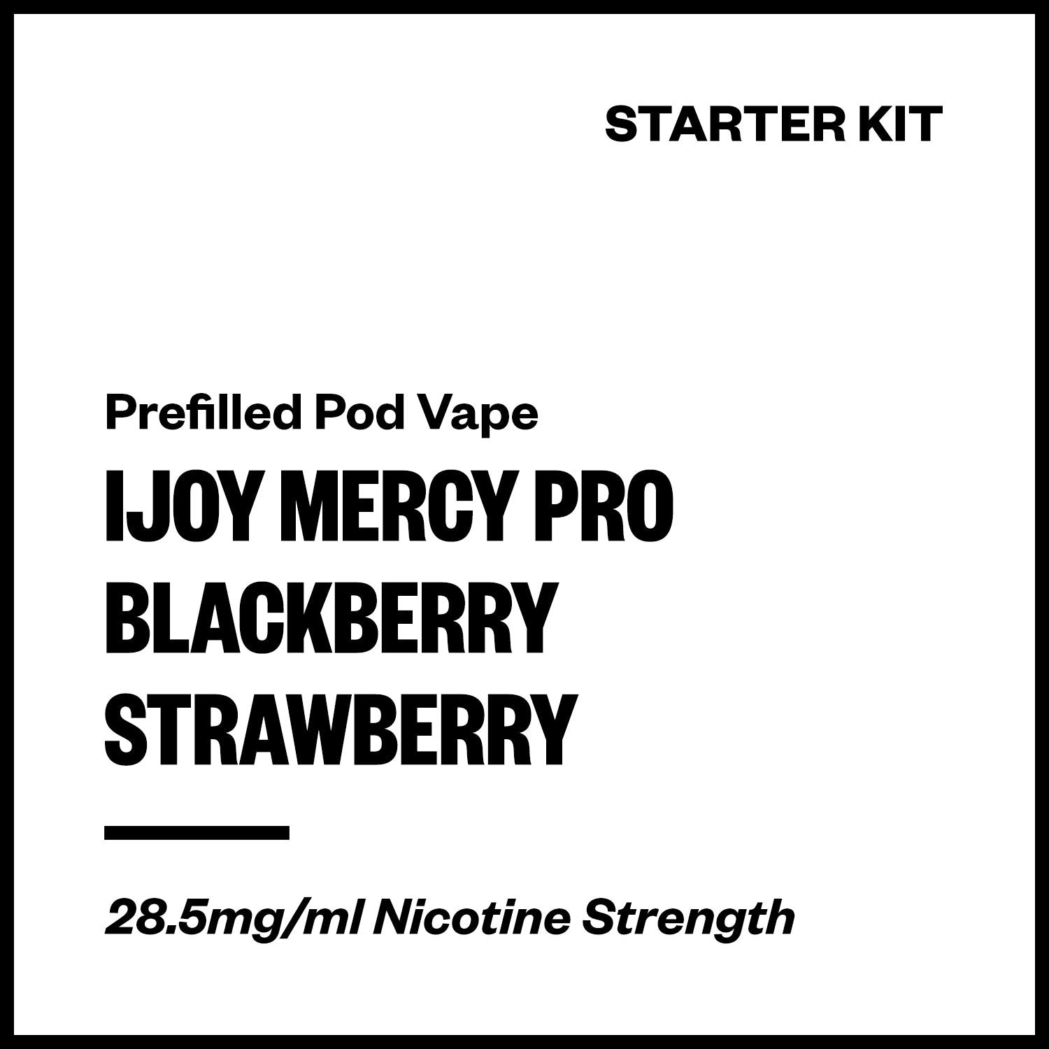 IJOY Mercy Pro - Blackberry Strawberry (Starter Kit) | Vapourium NZ