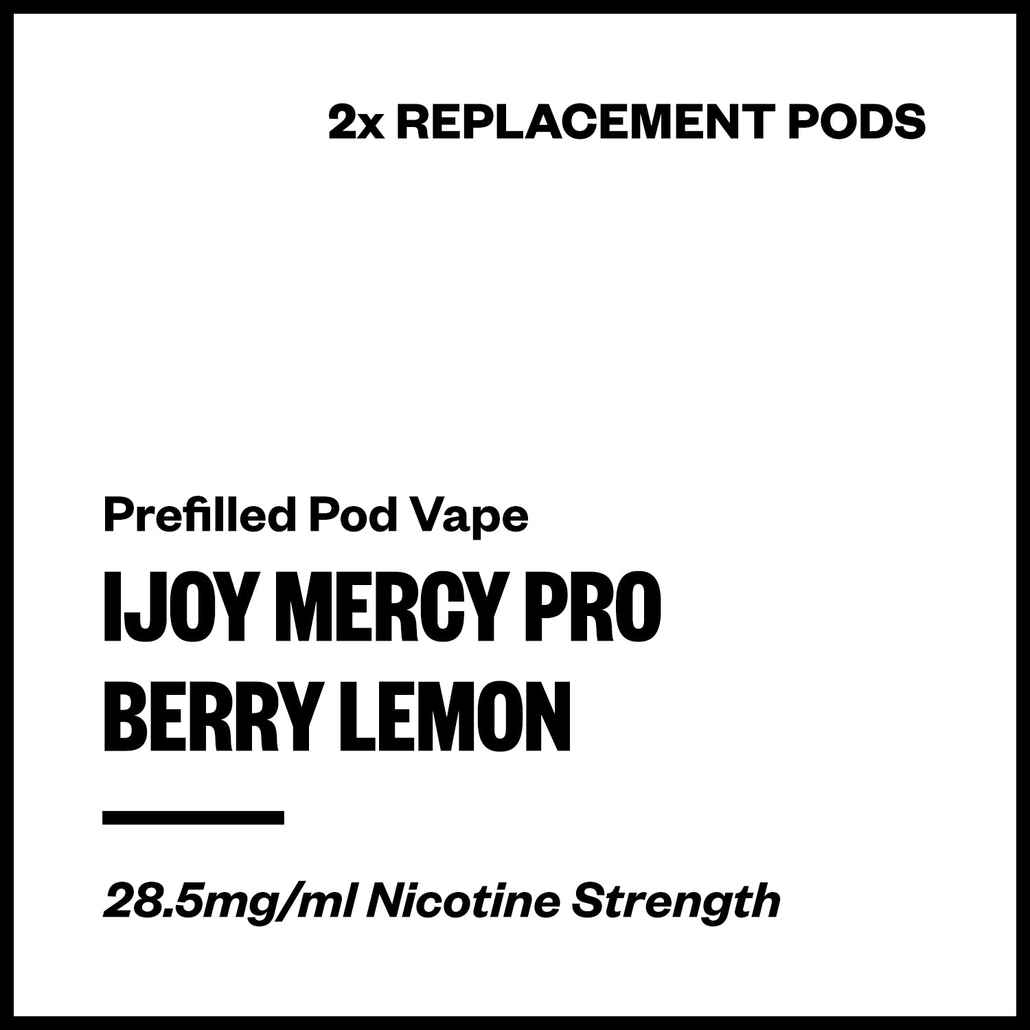 IJOY Mercy Pro - Berry Lemon (Replacement Pods) | Vapourium NZ