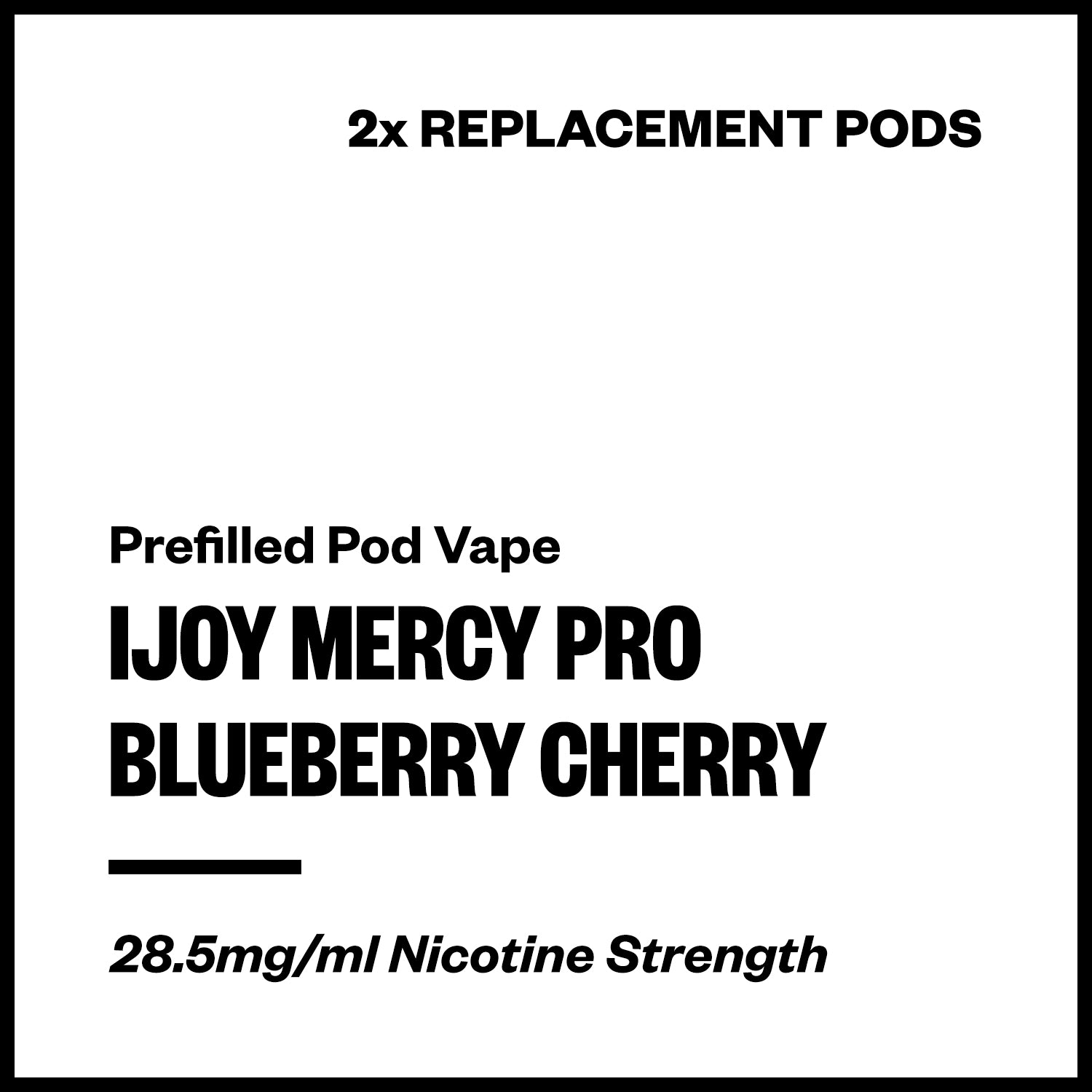 IJOY Mercy Pro - Blueberry Cherry (2x Replacement Pods) | Vapourium NZ