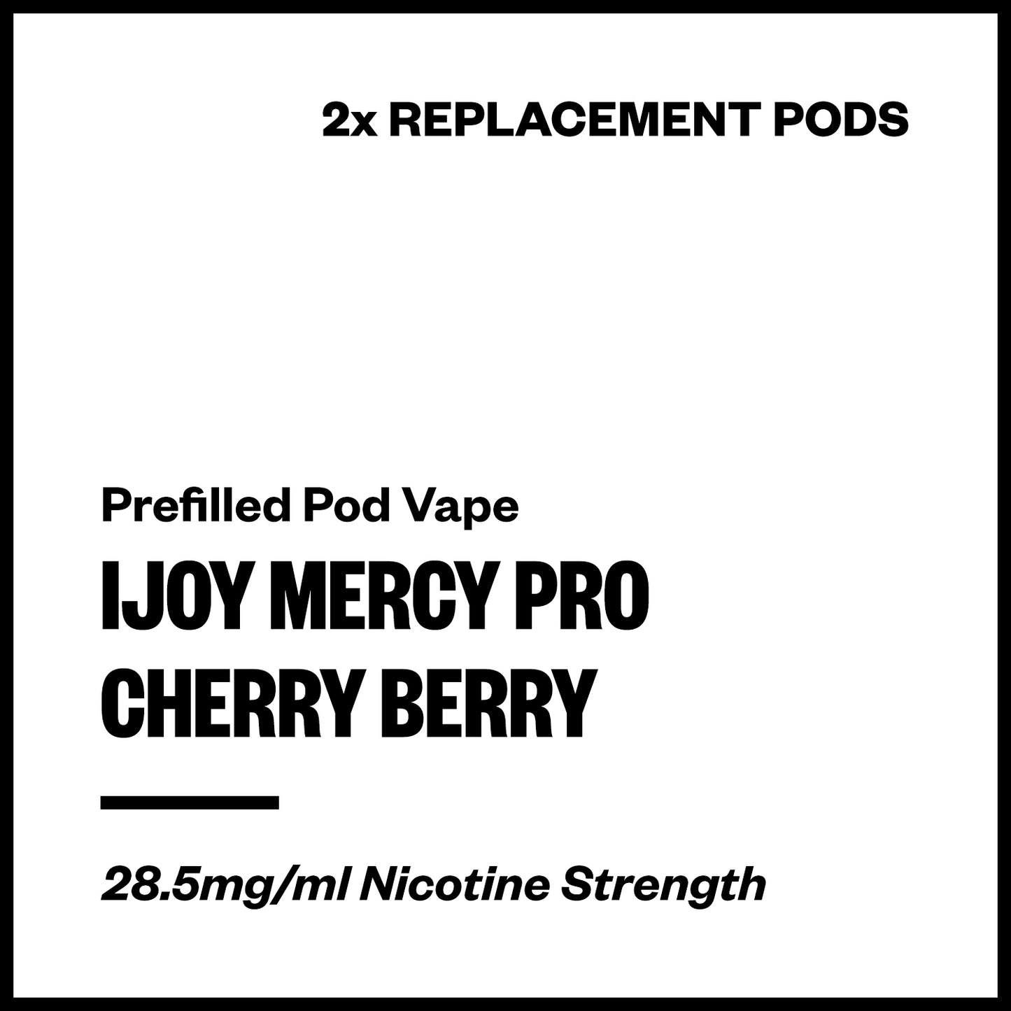 IJOY Mercy Pro - Cherry Berry (2x Replacement Pods) | Vapourium NZ