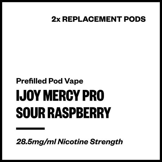 IJOY Mercy Pro - Sour Raspberry (2x Replacement Pods) | Vapourium NZ