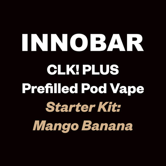 Innobar CLK! Plus Kit - Mango Banana - 6000 Puff - Vapourium