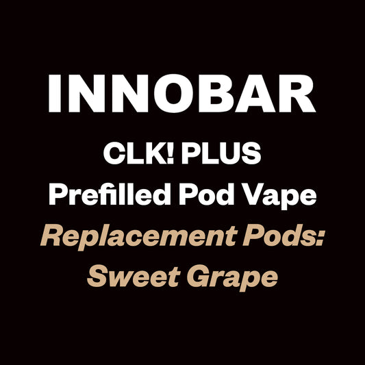 Innobar CLK! Plus Replacement Pods (6,000 Puffs) - Sweet Grape
