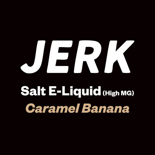 Jerk - Caramel  Banana (ex-Banoffee) - Nicotine Salt - 30ml - Vapourium, First brick & mortar vape shop in NZ, Vape NZ, Disposable Vapes NZ, Vape Juice, Eliquid, Nic Salts, Freebase, Vaporium, Vapourium, Christchurch, Dunedin, Timaru.