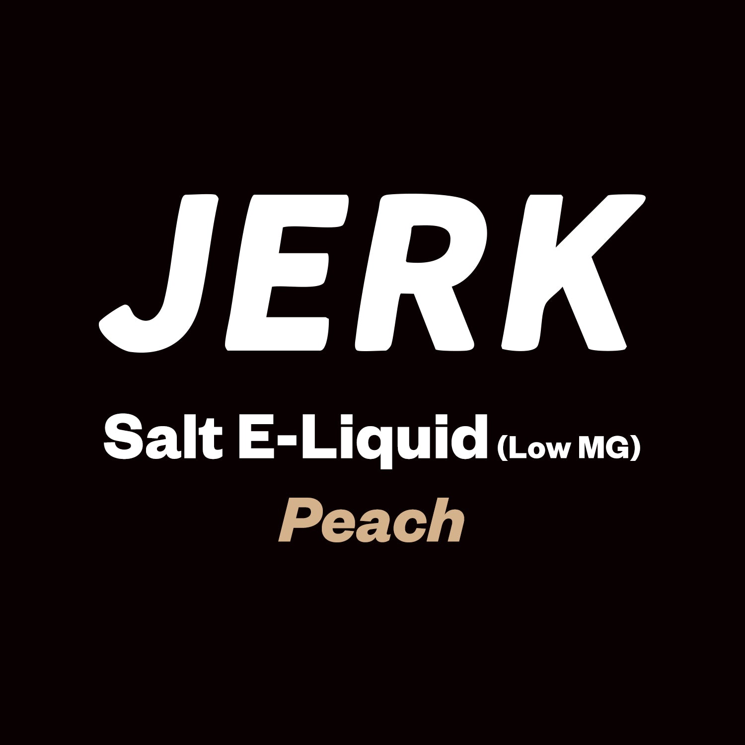Jerk - Peach (ex-Peach Rings) - 60ml - Vapourium, First brick & mortar vape shop in NZ, Vape NZ, Disposable Vapes NZ, Vape Juice, Eliquid, Nic Salts, Freebase, Vaporium, Vapourium, Christchurch, Dunedin, Timaru.