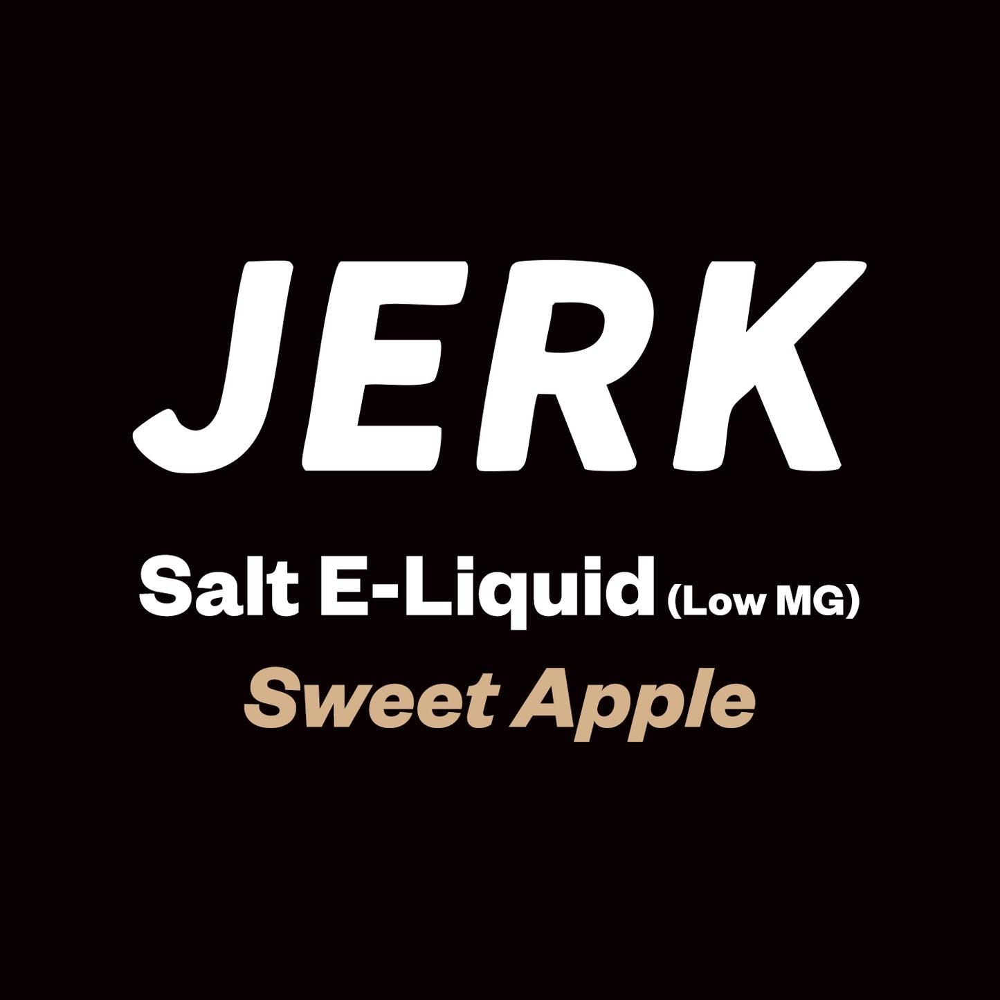 Jerk - Sweet Apple (ex-Apple Pie) - 60ml - Vapourium, First brick & mortar vape shop in NZ, Vape NZ, Disposable Vapes NZ, Vape Juice, Eliquid, Nic Salts, Freebase, Vaporium, Vapourium, Christchurch, Dunedin, Timaru.