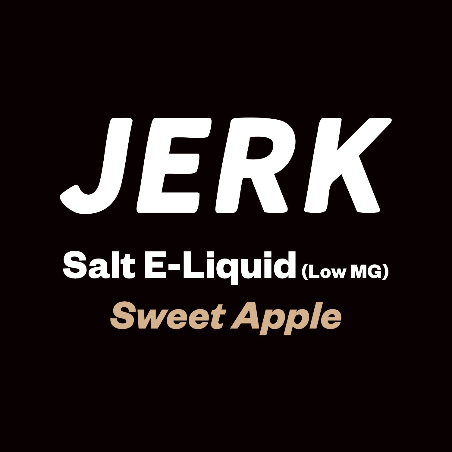 Jerk - Sweet Apple (ex-Apple Pie) - 60ml - Vapourium, First brick & mortar vape shop in NZ, Vape NZ, Disposable Vapes NZ, Vape Juice, Eliquid, Nic Salts, Freebase, Vaporium, Vapourium, Christchurch, Dunedin, Timaru.