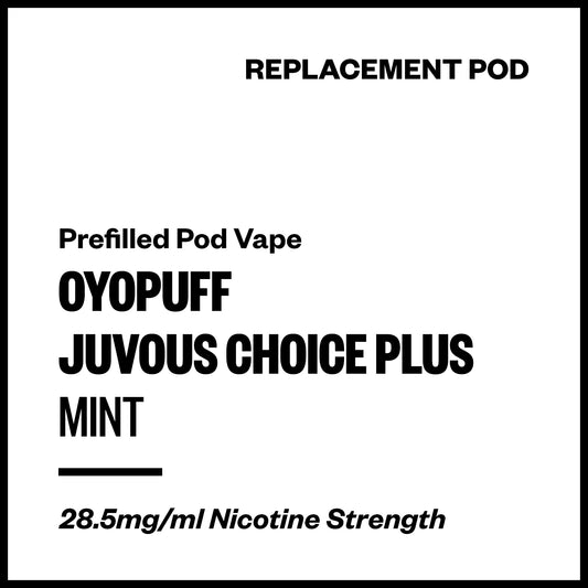 Oyopuff Juvous Choice Plus - Mint (Replacement Pod) | Vapourium NZ