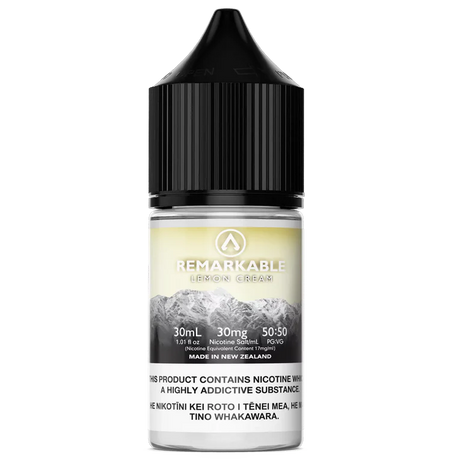 Remarkable Salts - Lemon Cream (ex-Lemon Meringue) - 30ml - Vapourium, Buy Vape NZ, Ecig, Vape Pens, Ejuice/Eliquid, Christchurch, Dunedin, Timaru