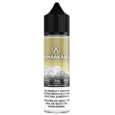 Remarkable - Lemon Cream (ex-Lemon Meringue) - 60ml - Vapourium, Buy Vape NZ, Ecig, Vape Pens, Ejuice/Eliquid, Christchurch, Dunedin, Timaru