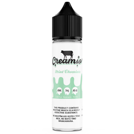 Creamio - Mint Chocolate - 60ml - Vapourium, Buy Vape NZ, Ecig, Vape Pens, Ejuice/Eliquid, Christchurch, Dunedin, Timaru