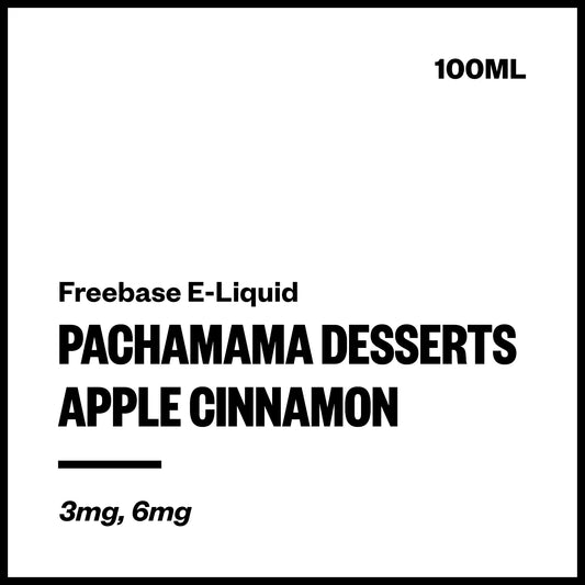 Pachamama Desserts - Apple Cinnamon (Freebase E-Liquid 100ml) | Vapourium NZ