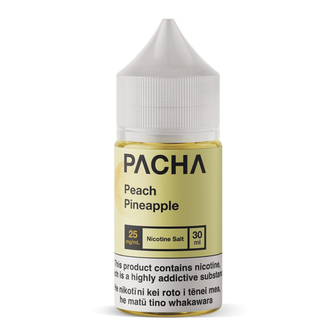 Charlies Chalk Dust / Pacha Mama Salts - Golden Peach Pineapple - 30ml - Vapourium Vape Shop NZ, Vape NZ, Disposable Vapes NZ, ZipPay/Afterpay Vape NZ Online, Vape Juice, Eliquid, Nic Salts, Freebase, Vaporium, Vapourium, Christchurch, Dunedin, Timaru.