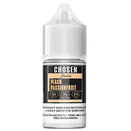 Chosen Salts - Peach Passionfruit - 30ml - Vapourium, Buy Vape NZ, Ecig, Vape Pens, Ejuice/Eliquid, Christchurch, Dunedin, Timaru