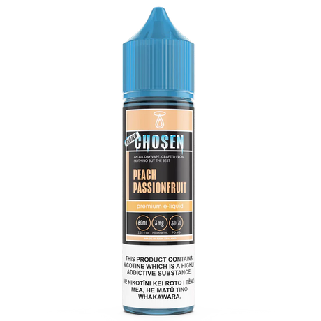 Frozen Chosen - Peach Passionfruit - 60ml - 60ml - Vapourium, Buy Vape NZ, Ecig, Vape Pens, Ejuice/Eliquid, Christchurch, Dunedin, Timaru