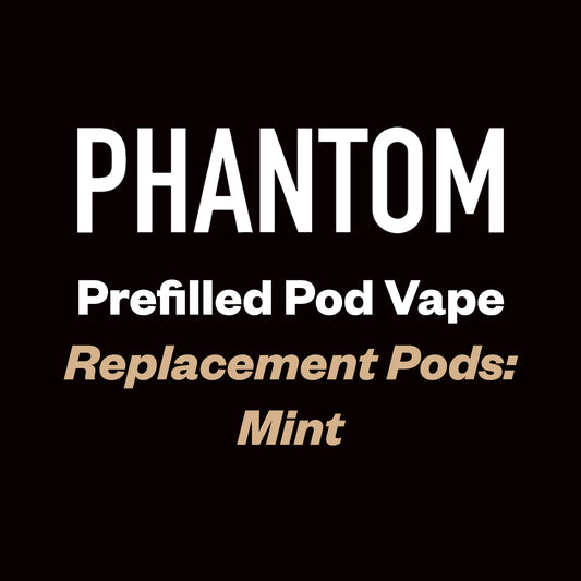 Phantom Pre-filled Replacement Pod - Mint - Vapourium, First brick & mortar vape shop NZ, Vape NZ, Disposable Vapes NZ, Vape Juice, Eliquid, Nic Salts, Freebase, Vaporium, Christchurch, Dunedin, Timaru NZ