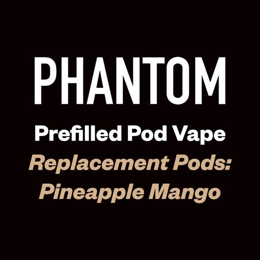 Phantom Pre-filled Replacement Pod - Pineapple Mango - Vapourium, First brick & mortar vape shop NZ, Vape NZ, Disposable Vapes NZ, Vape Juice, Eliquid, Nic Salts, Freebase, Vaporium, Christchurch, Dunedin, Timaru NZ