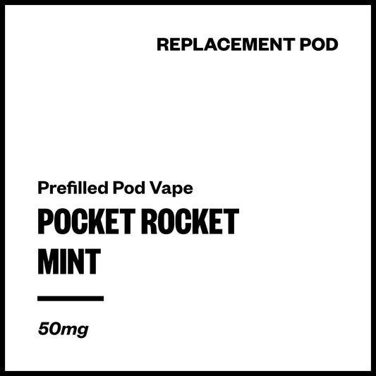 Pocket Rocket Prefilled Replacement Pod - Mint | Vapourium NZ