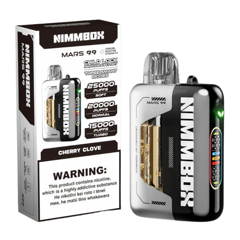 NIMMBOX Mars 99 Disposable Vape 25000 Puff - Cherry Clove