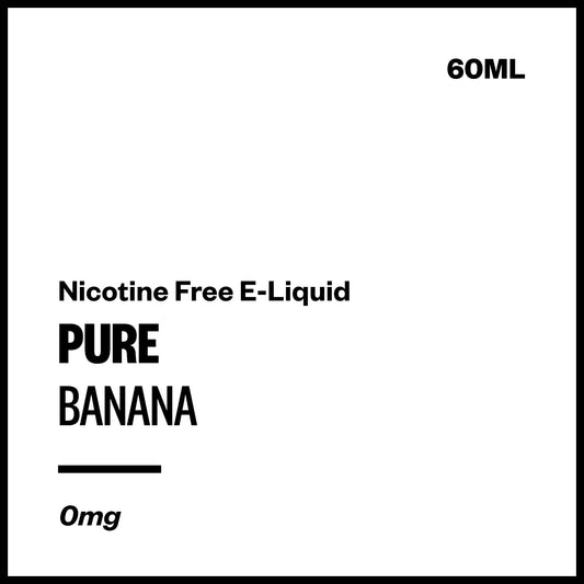 Pure Nicotine Free E-Liquid - Banana
