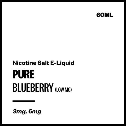 Pure - Blueberry (Low MG Nic Salt E-Liquid 60ml) | Vapourium NZ