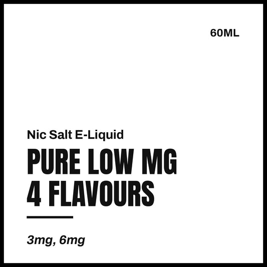 Pure Low MG Nic Salt E-Liquid