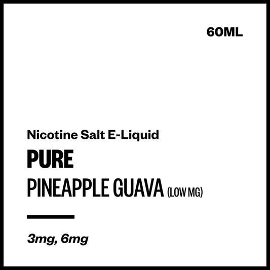 Pure - Pineapple Guava (Low MG Nic Salt E-Liquid 60ml) | Vapourium NZ