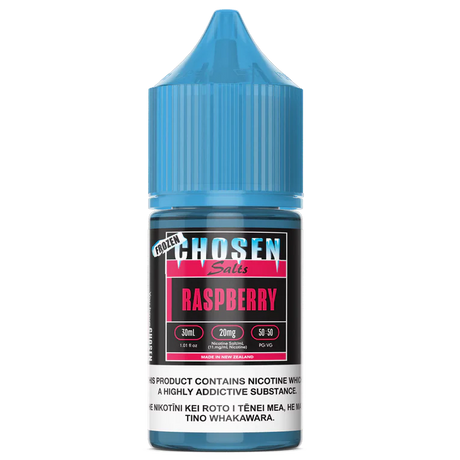 Frozen Chosen Salts - Raspberry - 30ml - 30ml - Vapourium, Buy Vape NZ, Ecig, Vape Pens, Ejuice/Eliquid, Christchurch, Dunedin, Timaru