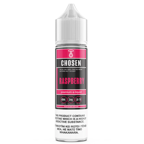 Chosen - Raspberry - 60ml - Vapourium, Buy Vape NZ, Ecig, Vape Pens, Ejuice/Eliquid, Christchurch, Dunedin, Timaru