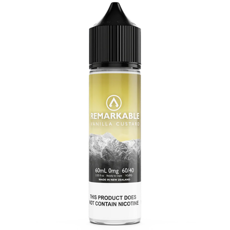 Remarkable - Vanilla Custard - 60ml - 60ml - Vapourium, Buy Vape NZ, Ecig, Vape Pens, Ejuice/Eliquid, Christchurch, Dunedin, Timaru