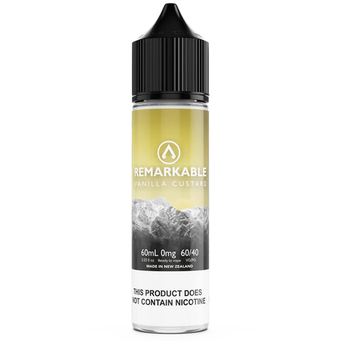 Remarkable - Vanilla Custard - 60ml - 60ml - Vapourium, Buy Vape NZ, Ecig, Vape Pens, Ejuice/Eliquid, Christchurch, Dunedin, Timaru