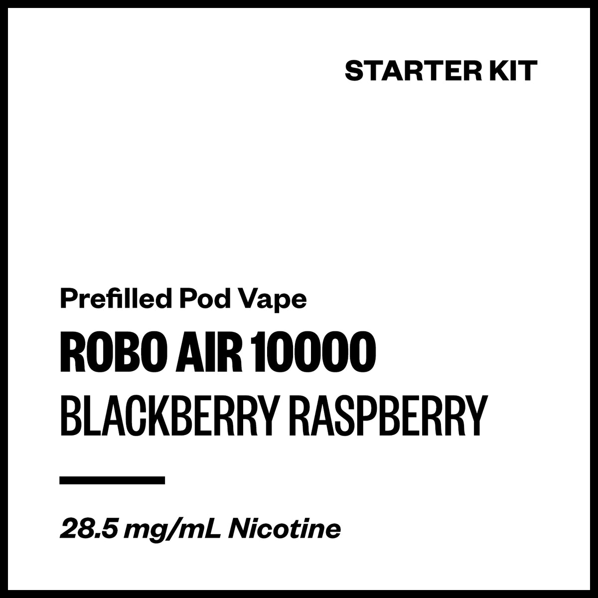 ROBO AIR 10000 - Blackberry Raspberry (Starter Kit) | Vapourium NZ