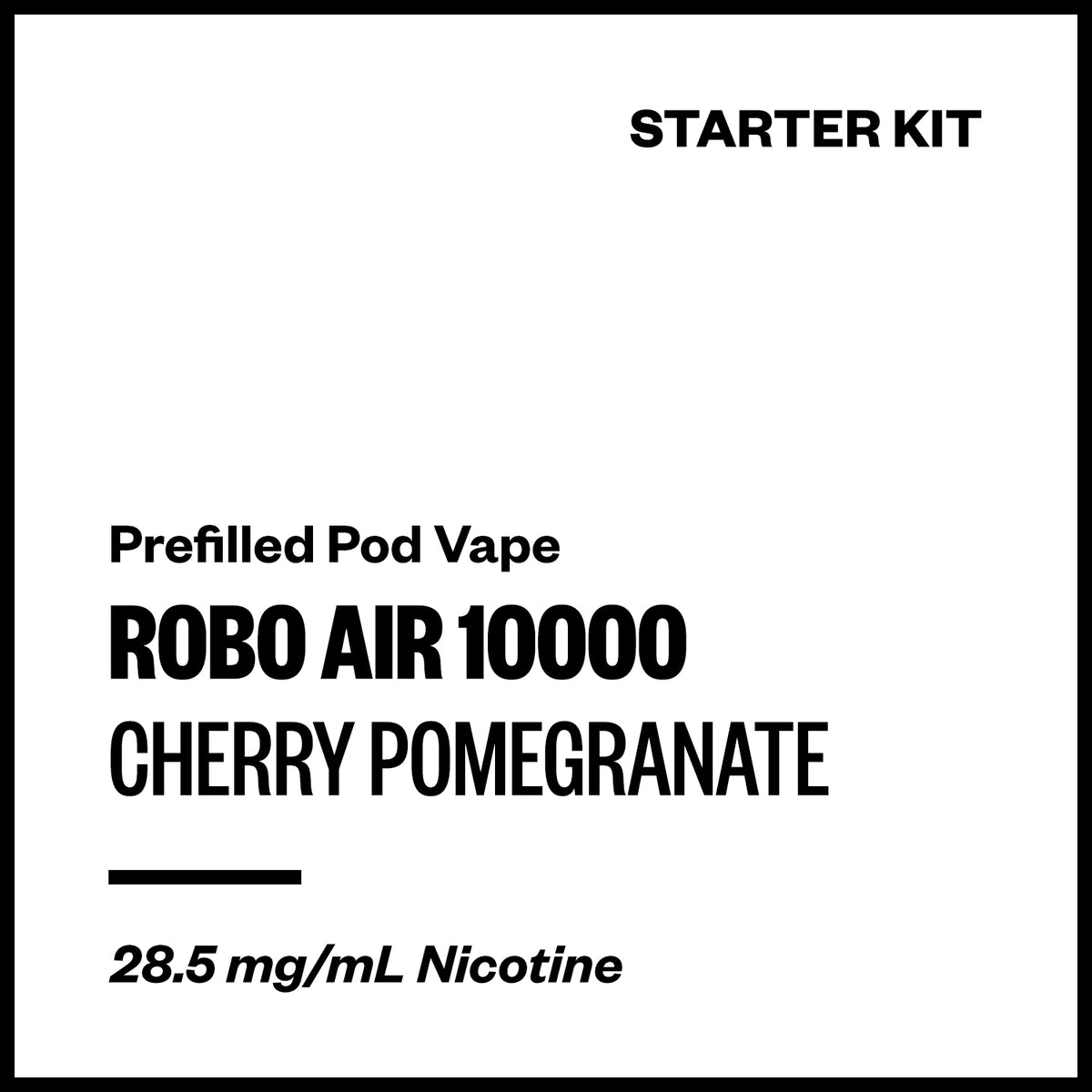 ROBO AIR 10000 - Cherry Pomegranate (Starter Kit) | Vapourium NZ