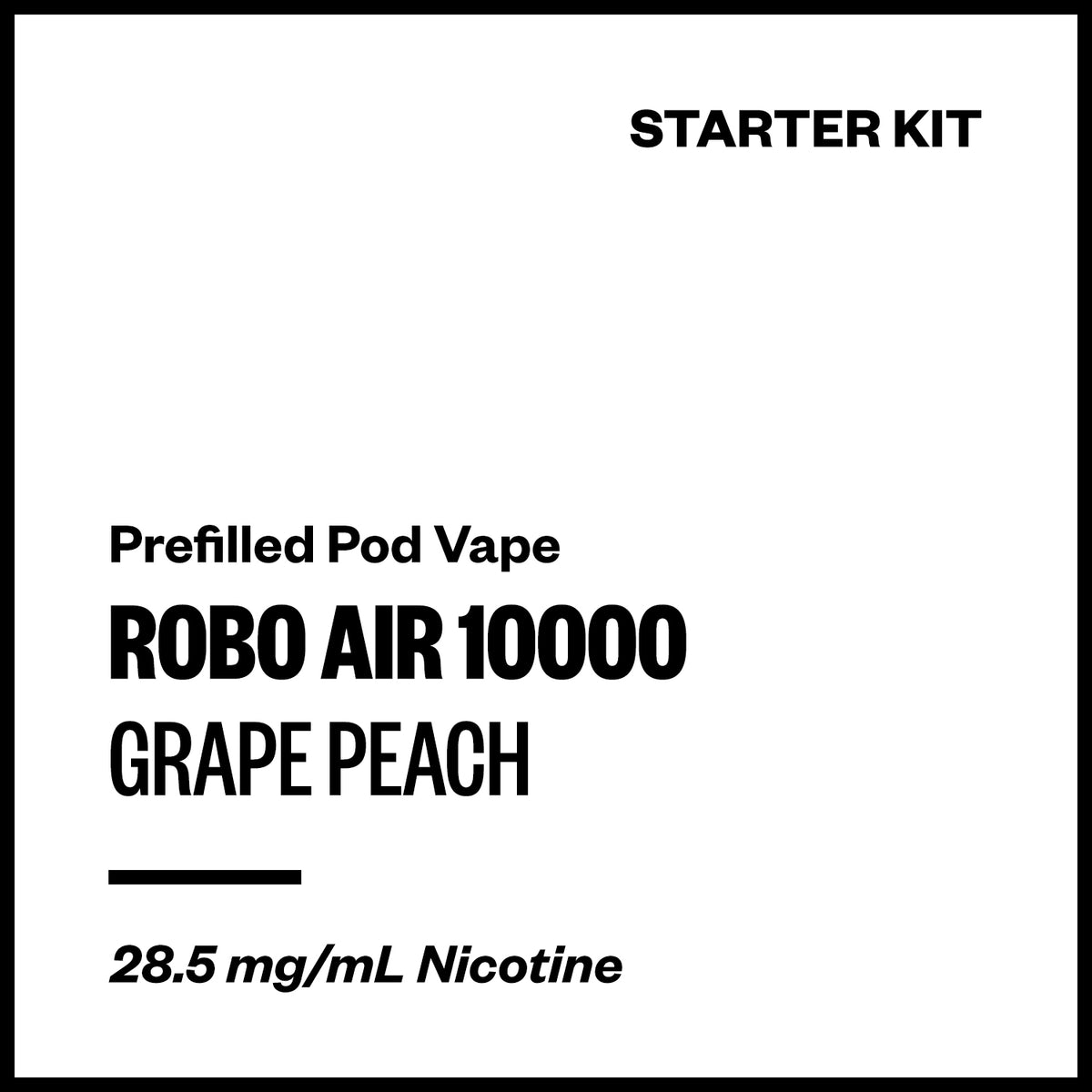 ROBO AIR 10000 - Grape Peach (Starter Kit) | Vapourium NZ