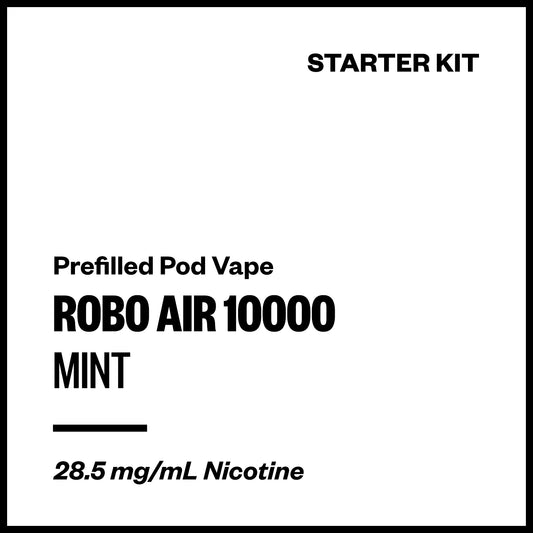 ROBO AIR 10000 - Mint (Starter Kit) | Vapourium NZ