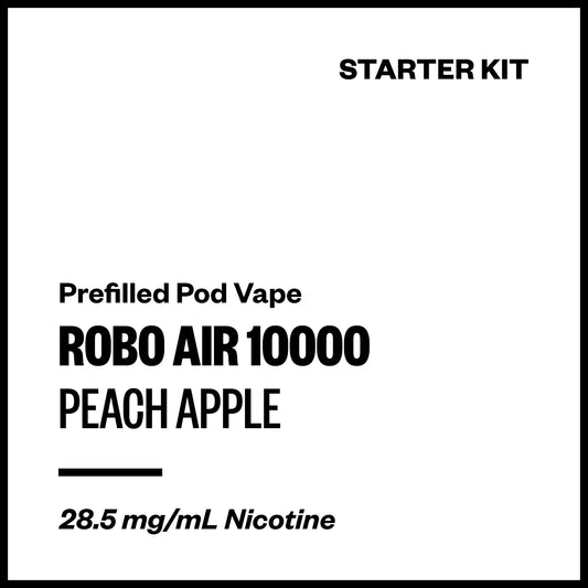 ROBO AIR 10000 - Peach Apple (Starter Kit) | Vapourium NZ