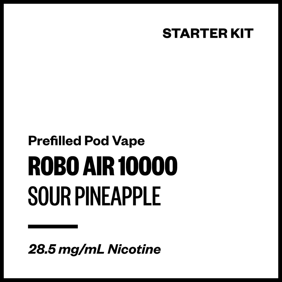 ROBO AIR 10000 - Sour Pineapple (Starter Kit) | Vapourium NZ