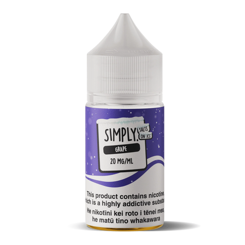 Simply Salts On Ice - Grape - 30ml